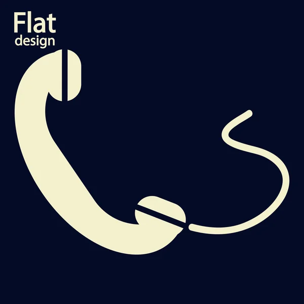 Telefonhörer-Symbol — Stockfoto