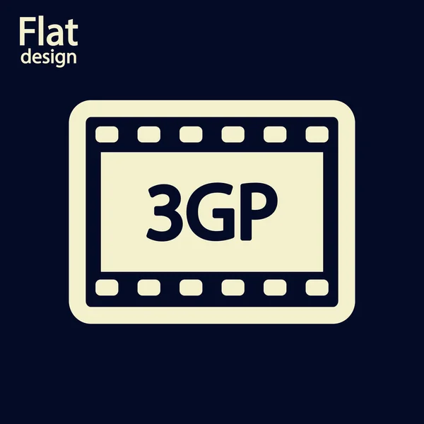 3GP video pictogram — Stockfoto