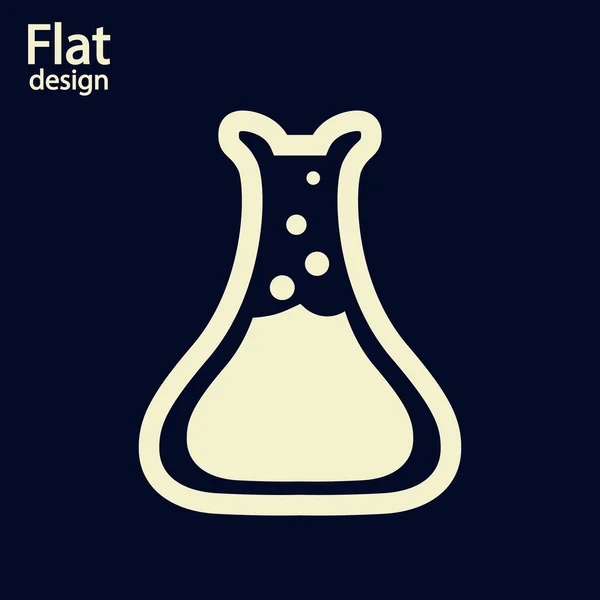 Laboratory flask icon — Stock Photo, Image