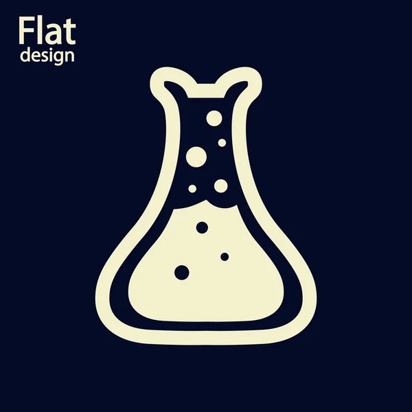 Лабораторія flask значок — стокове фото