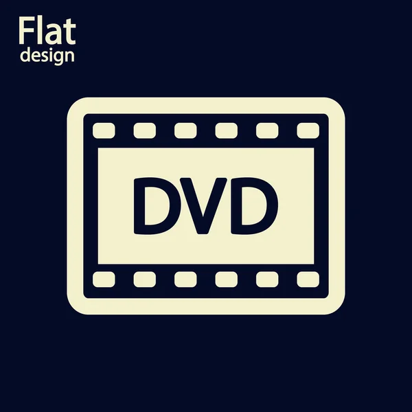 Ícone de vídeo DVD — Fotografia de Stock