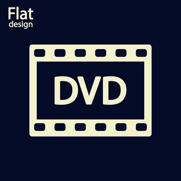 Dvd 비디오 아이콘 — 스톡 사진