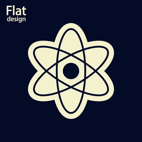 Atom アイコン — ストック写真