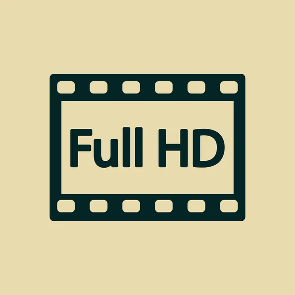 HD video icon — Stock Photo, Image