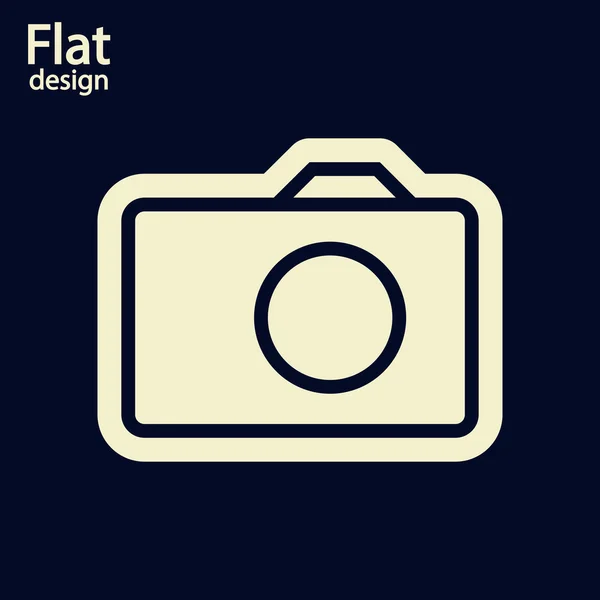 Ikona kamery fotograficznej — Zdjęcie stockowe