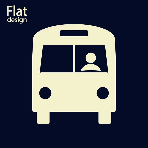 Busfahrer-Ikone — Stockfoto
