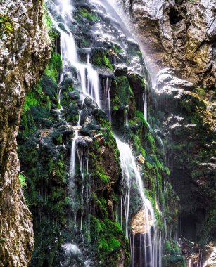 Avusturya Alpleri'nde güzel şelale