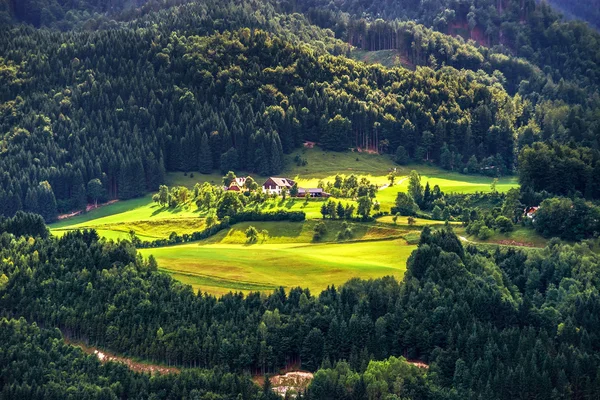 Bergen van shtiria, Oostenrijk, in de zomer — Stockfoto