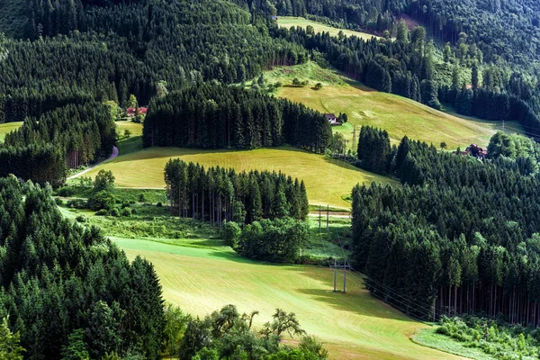 Mountains of  Shtiria, Austria, at summer — Stock Photo, Image