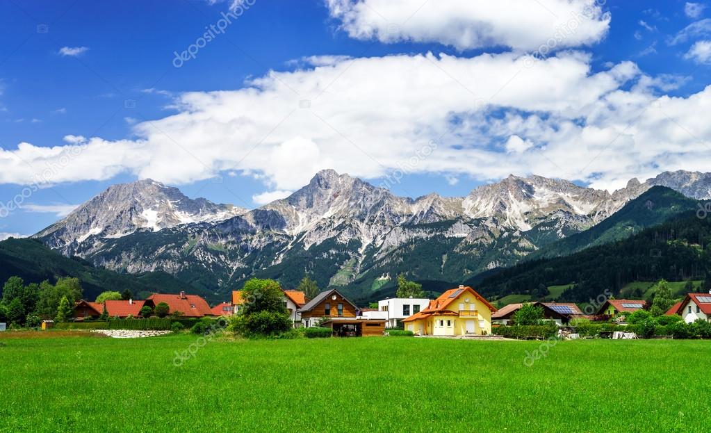 Mountains of  Shtiria, Austria, at summer