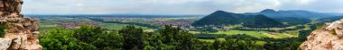 alsace dağların panoramik manzaralı