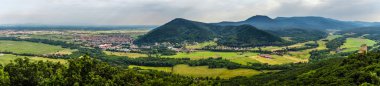 alsace dağların panoramik manzaralı
