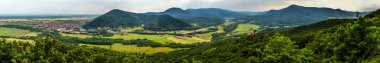 alsace dağların panoramik manzaralı