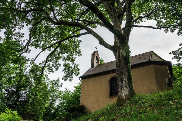 Oude middeleeuwse kerk in Elzas — Stockfoto