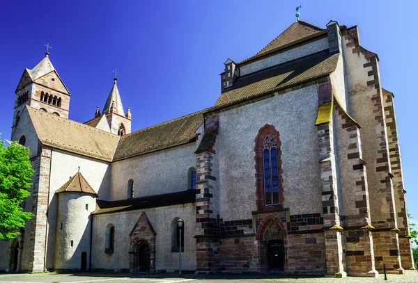 Antiga igreja medieval na Alsácia — Fotografia de Stock