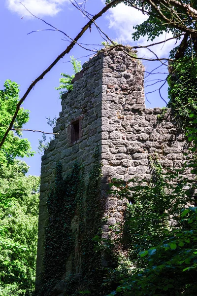 Castillo medieval Andlau en Alsacia — Foto de Stock