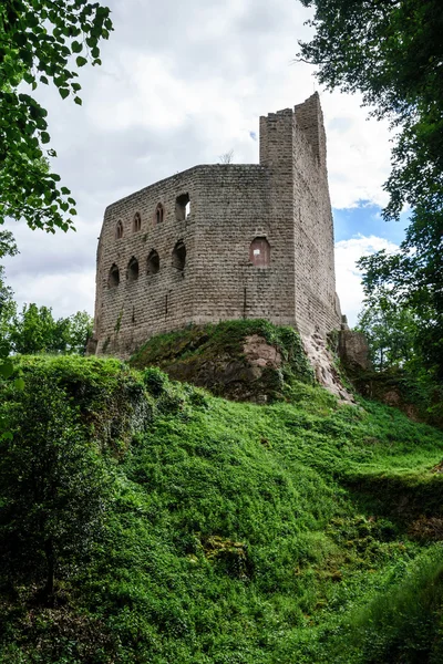 Castelo medieval Spesbourg na Alsácia — Fotografia de Stock