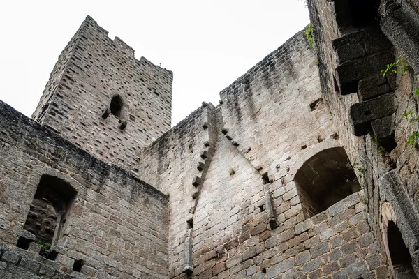 Středověký hrad spesbourg v Alsasku — Stock fotografie