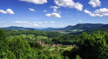 Kuş Uçuş alsace panoramik görünüm
