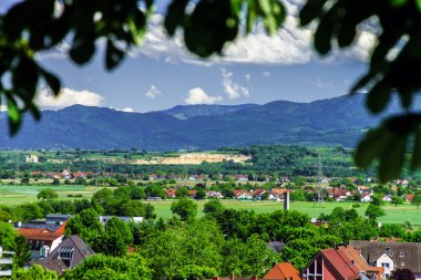 breisach kuş-fly görünümünden tepe