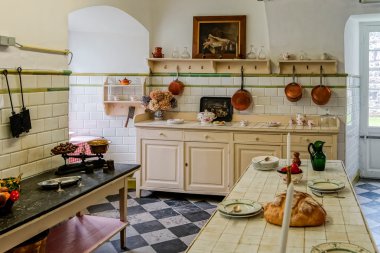 eski ortaçağ kalesi iç