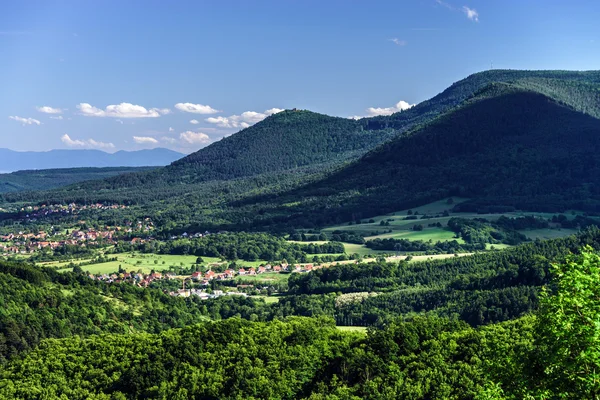 Панорамный вид на Эльзас — стоковое фото