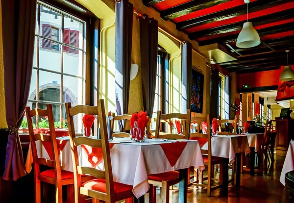 Villaggio ristorante interno — Foto Stock