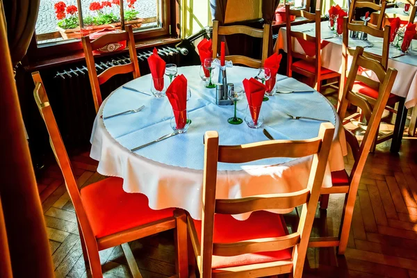 Pueblo restaurante interior — Foto de Stock
