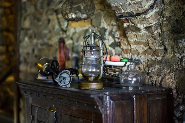 Old medieval castle interior — Stock Photo, Image