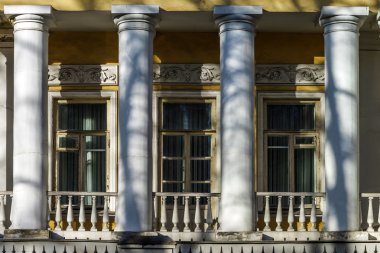 Klasik Rus manor, Moskova ile colonade