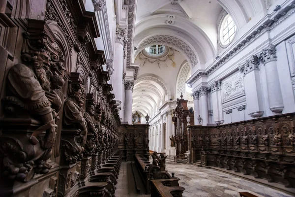 Abadia catedral interior — Fotografia de Stock