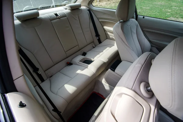 Luxury car skin interior — Stock Photo, Image
