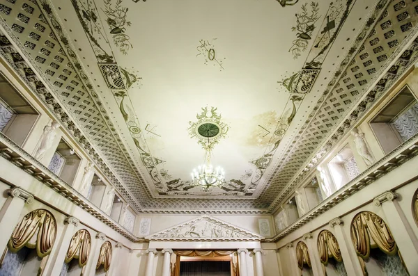 Illuminated ceiling in concert hall — Stock Photo, Image