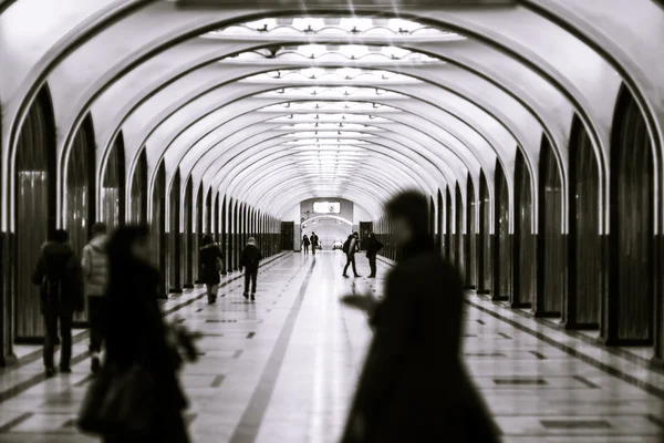 Moscow metro station view