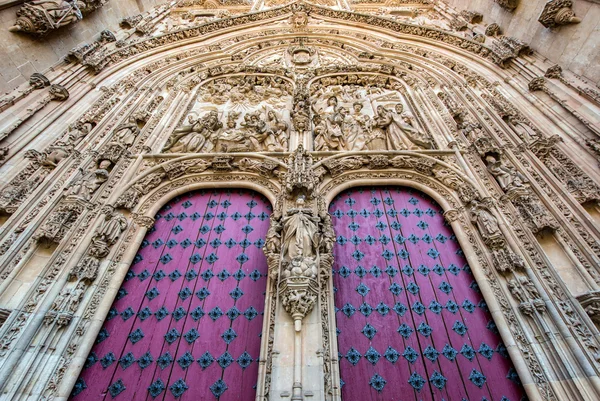 Salamanca vista a la catedral, España, verano — Foto de Stock