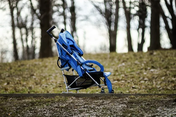 Bebek arabası bahar Parkı — Stok fotoğraf