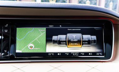 lüks araba iç detaylar