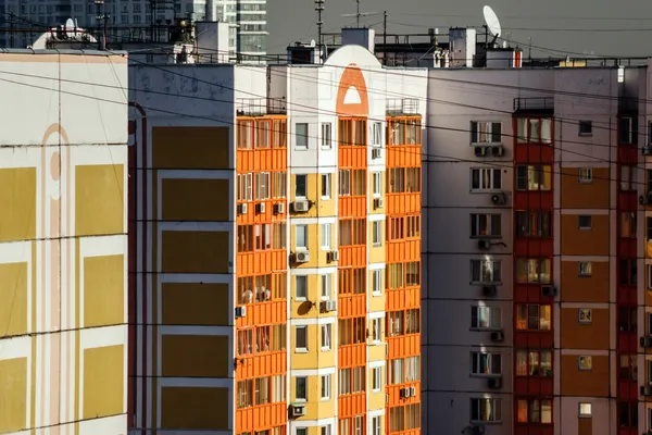 Urban utsikt över Moskva stad — Stockfoto