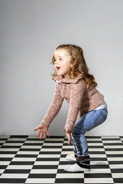 Little child playing — Stock Photo, Image