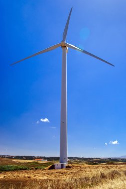 Rüzgar enerji türbini güç istasyonu