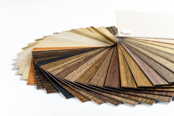 Thin wooden samples sheaf — Stock Photo, Image