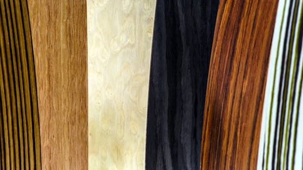 Types de couverture en bois ensemble — Photo