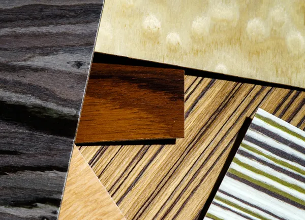 Set di tipi di copertura in legno — Foto Stock