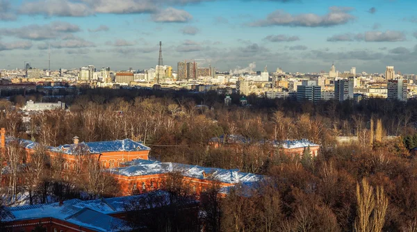 Moscovo vista pássaro-mosca — Fotografia de Stock