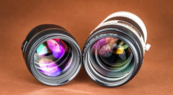 Macro vista della lente fotografica — Foto Stock