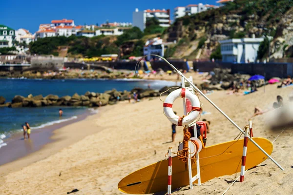 Rescuer things on the beach — Stock Photo, Image