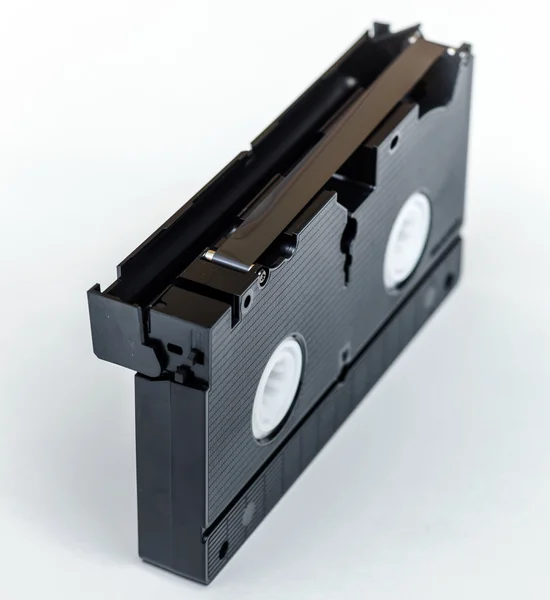 VHS cassette with magnetic film — Stock Photo, Image