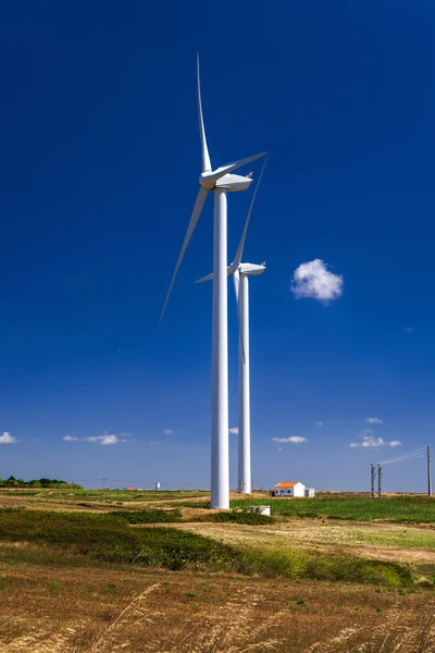 Wind energy turbine power station — Stock Photo, Image