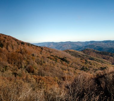 sonbahar peyzaj Fransız dağlar