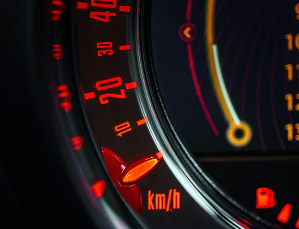 Speed control dashboard — Stock Photo, Image